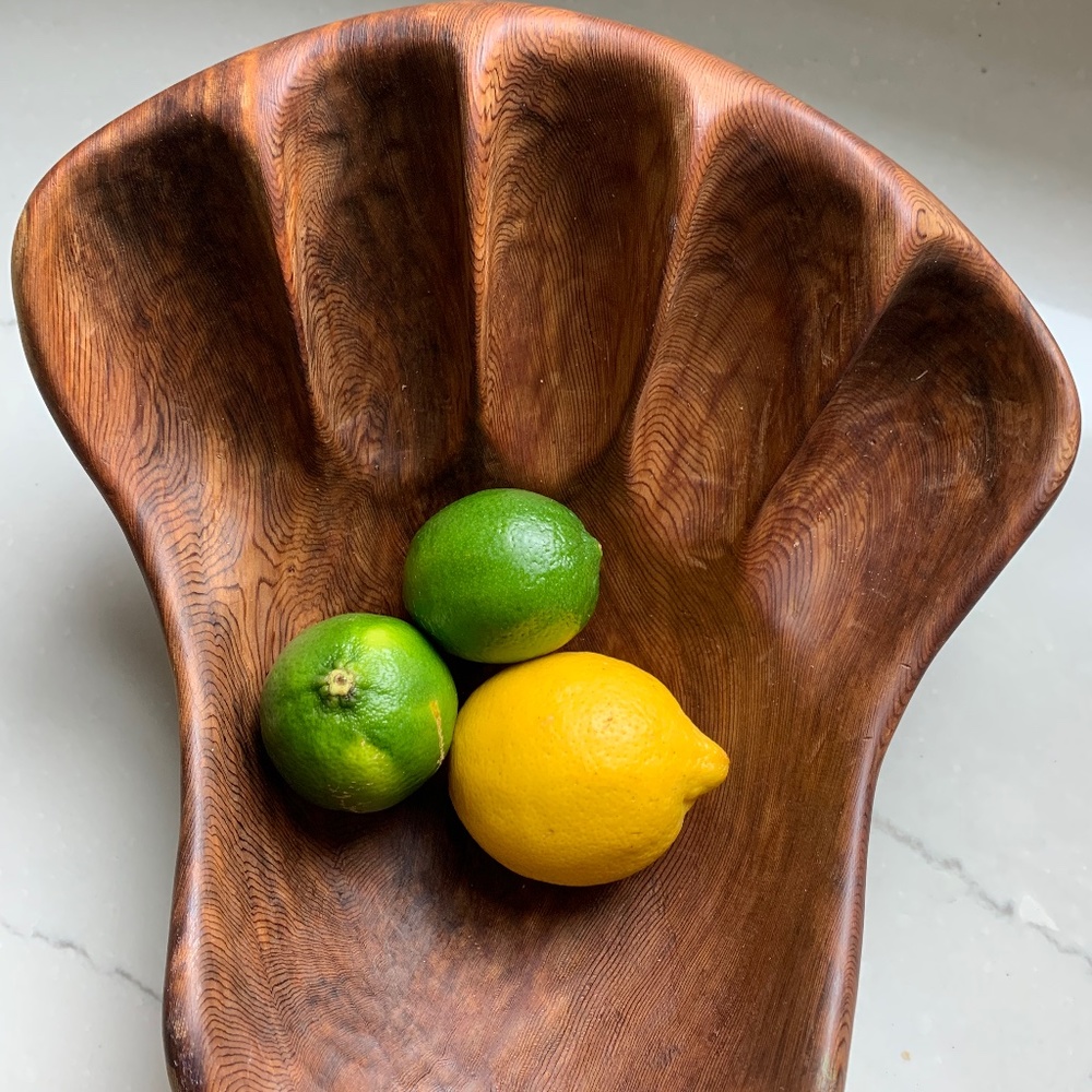 Hand carved bowl